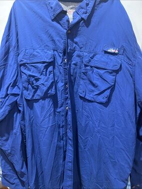 Men's Lightweight Blue Utility shirt worldwide sportsman